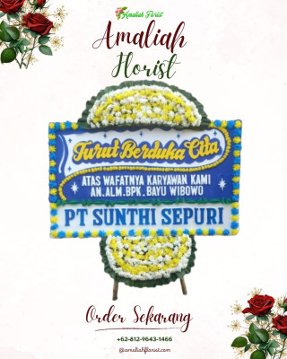Papan Bunga Duka di Mafututu