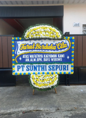 Papan Bunga Duka di Mafututu